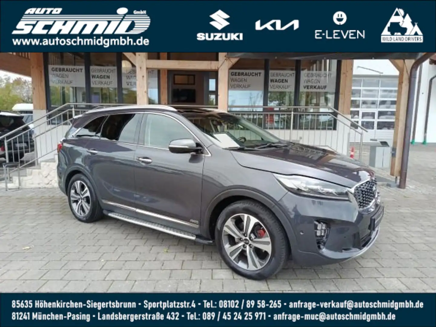 Kia Sorento SORENTO 2.2D AWD AT8 7S GTL PRE GD AHK Grijs - 1