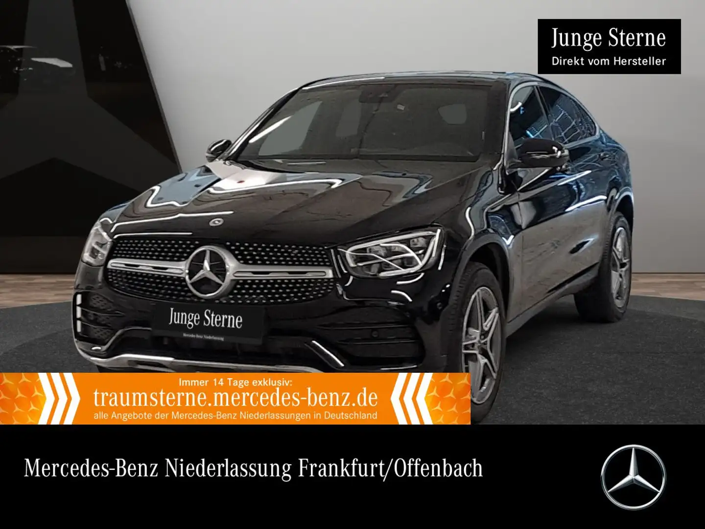 Mercedes-Benz GLC 300 de Coupé 4M AMG+LED+KAMERA+KEYLESS+9G Schwarz - 1