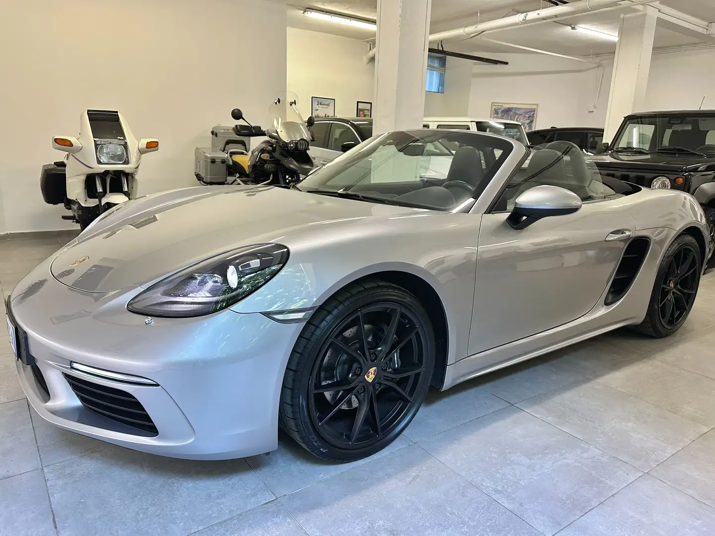Porsche 718 BOOK SERVICE * APPLE CARPLAY * 100% PRIMA VERNICE Argento - 1