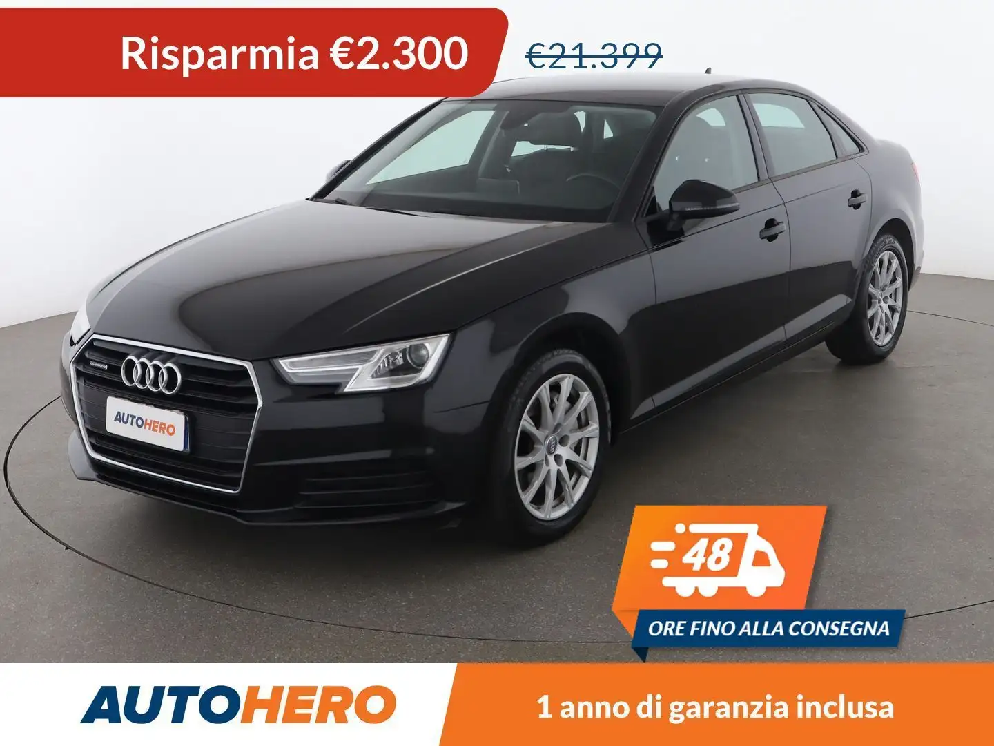 Audi A4 2.0 TDI 190 CV S tronic quattro Nero - 1