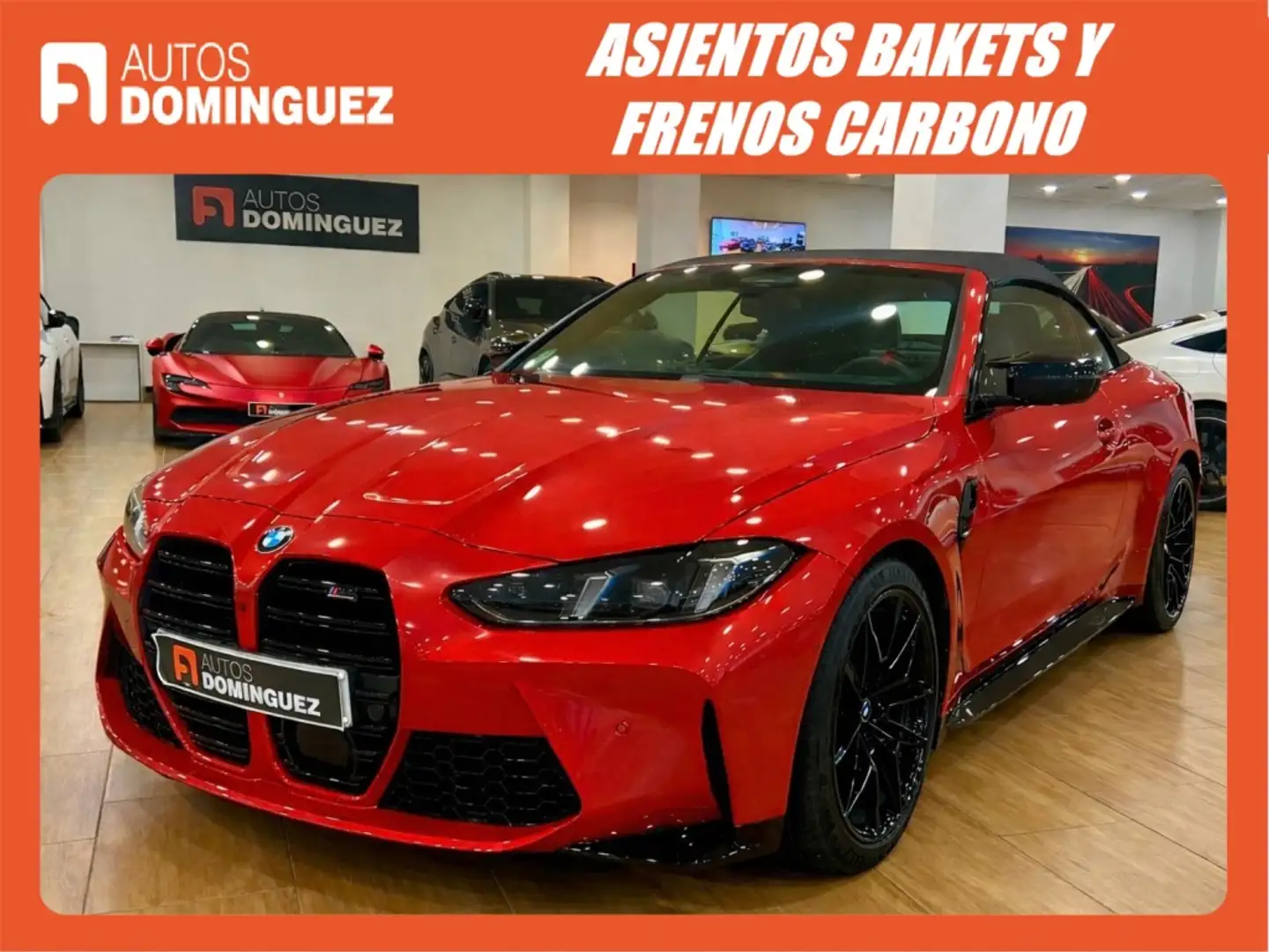 BMW M4 Cabrio Competition xDrive Rouge - 1