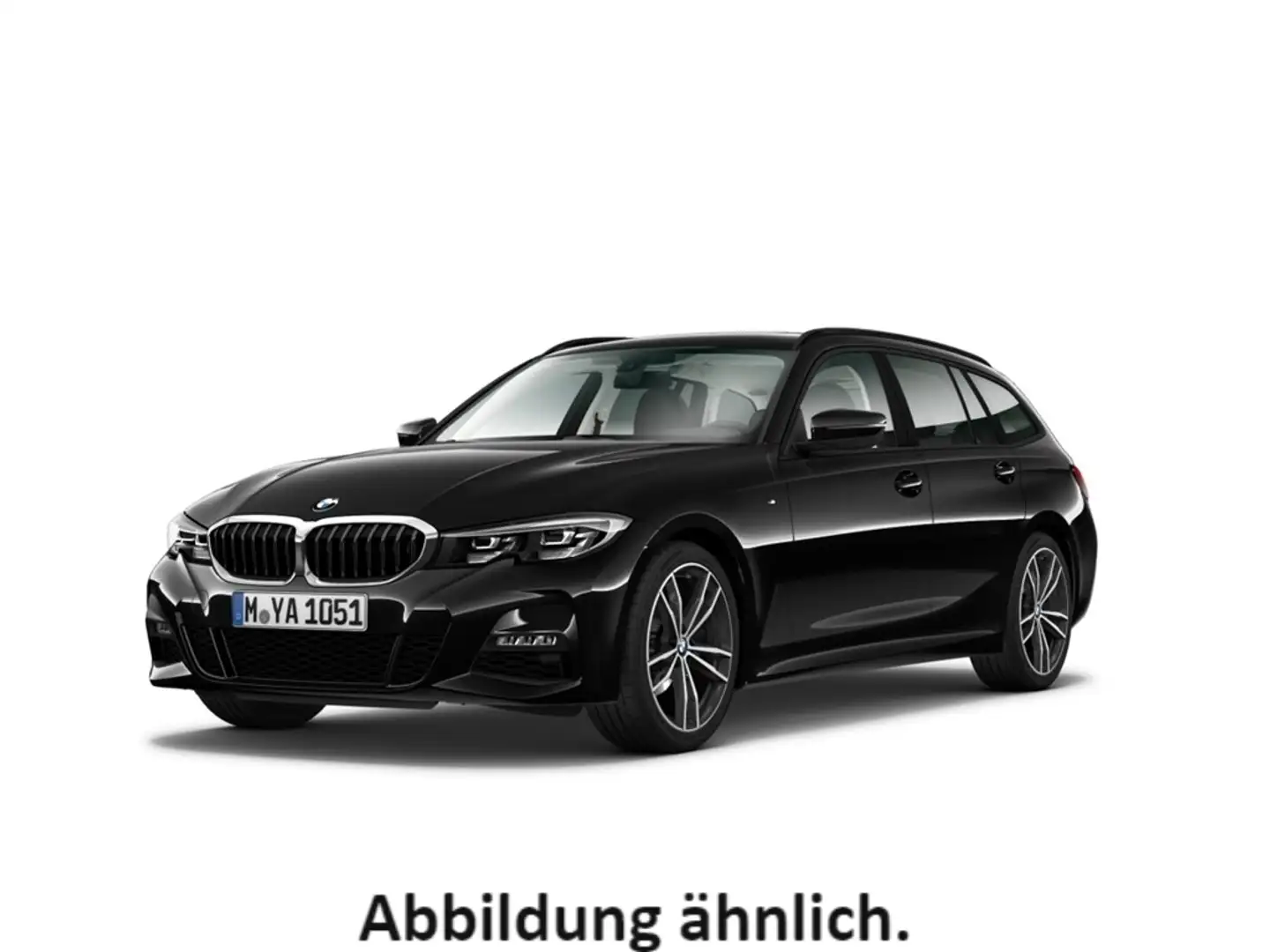 BMW 320 i M Sport touring/HUD/Navigation/Leder Schwarz - 1