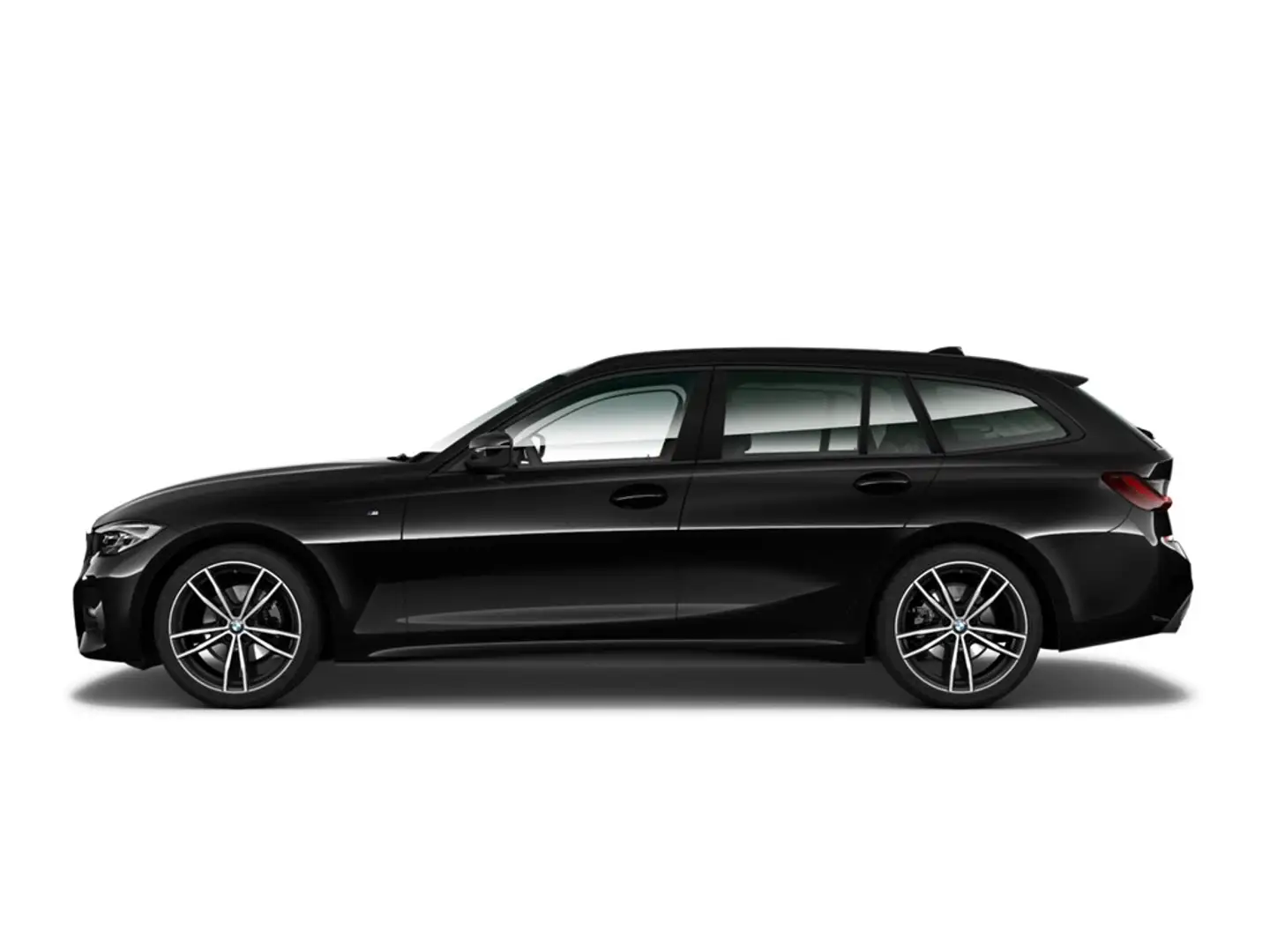 BMW 320 i M Sport touring/HUD/Navigation/Leder Schwarz - 2