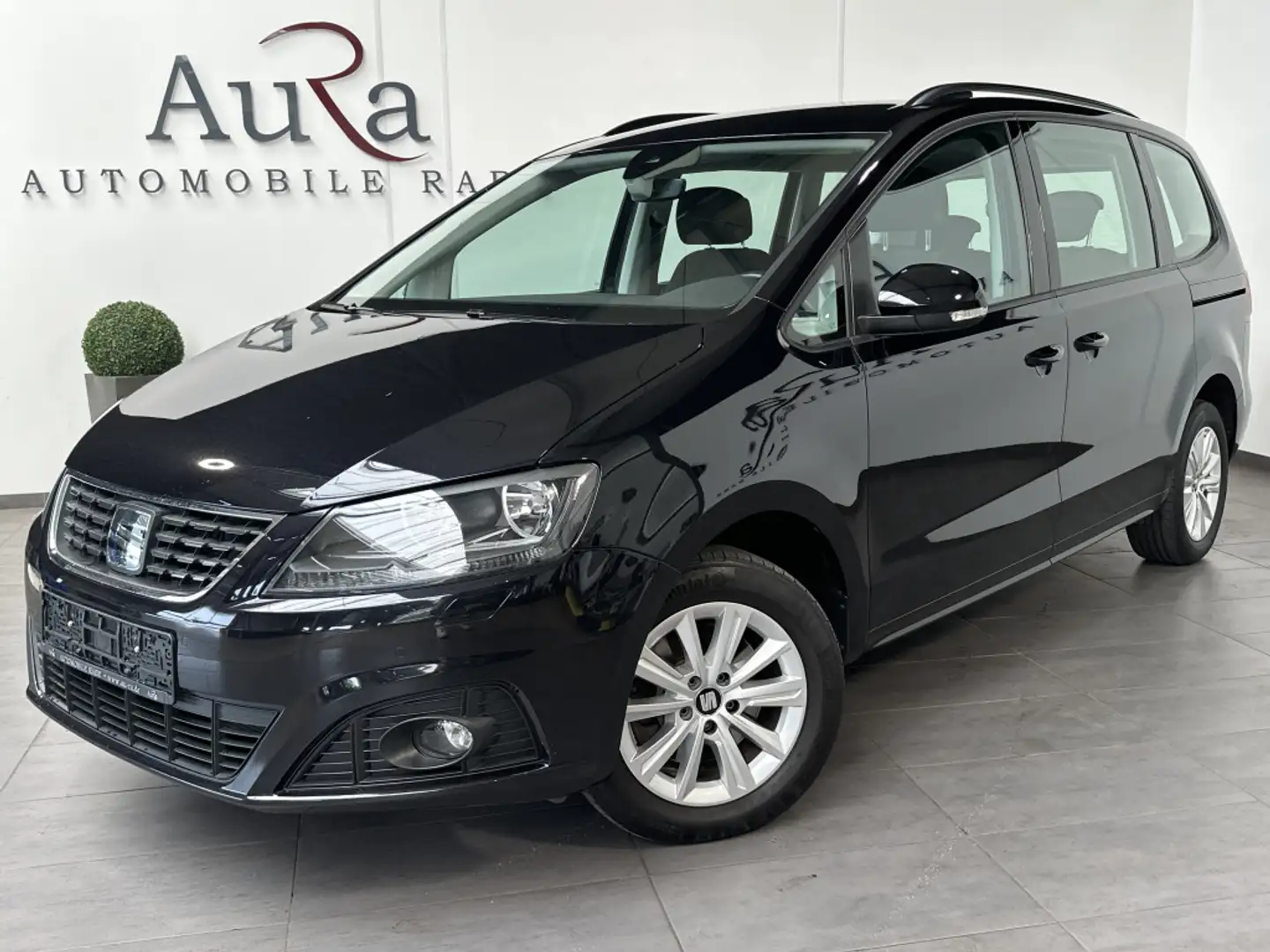 SEAT Alhambra 2.0 TDI Ecomotive Style NAV+KAM+CARPLAY Schwarz - 1