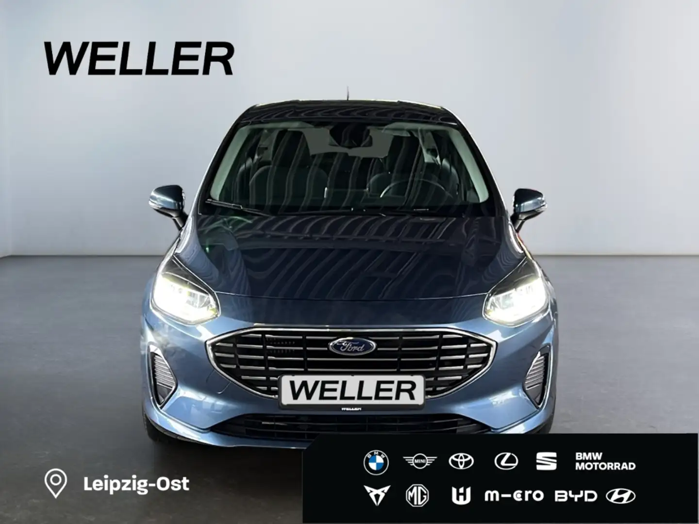 Ford Fiesta 1.0 EcoB Hybrid TITANIUM *LED*behzb Front* Blau - 2