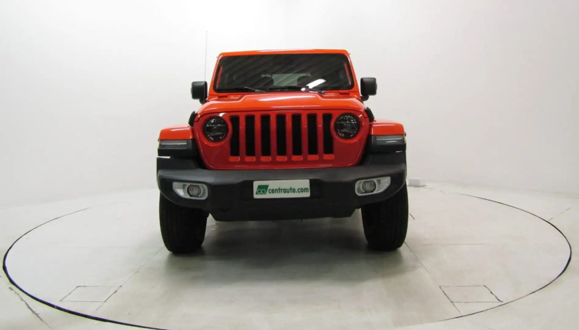 Jeep Wrangler 2.2 Mjt Sahara 3P Aut. * PELLE * Arancione - 2