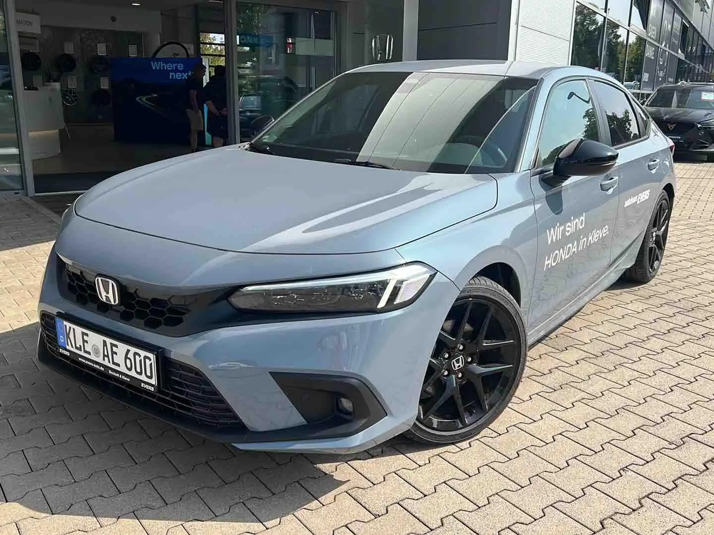 Honda Civic e:HEV 2.0 Sport LED Navi ACC Totw. Kamera Grijs - 1