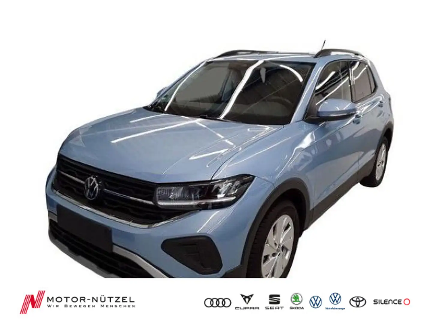Volkswagen T-Cross 1.0 TSI LIFE 5JG+LED+APP+AHK+ACC+DAB+17Z Blau - 1