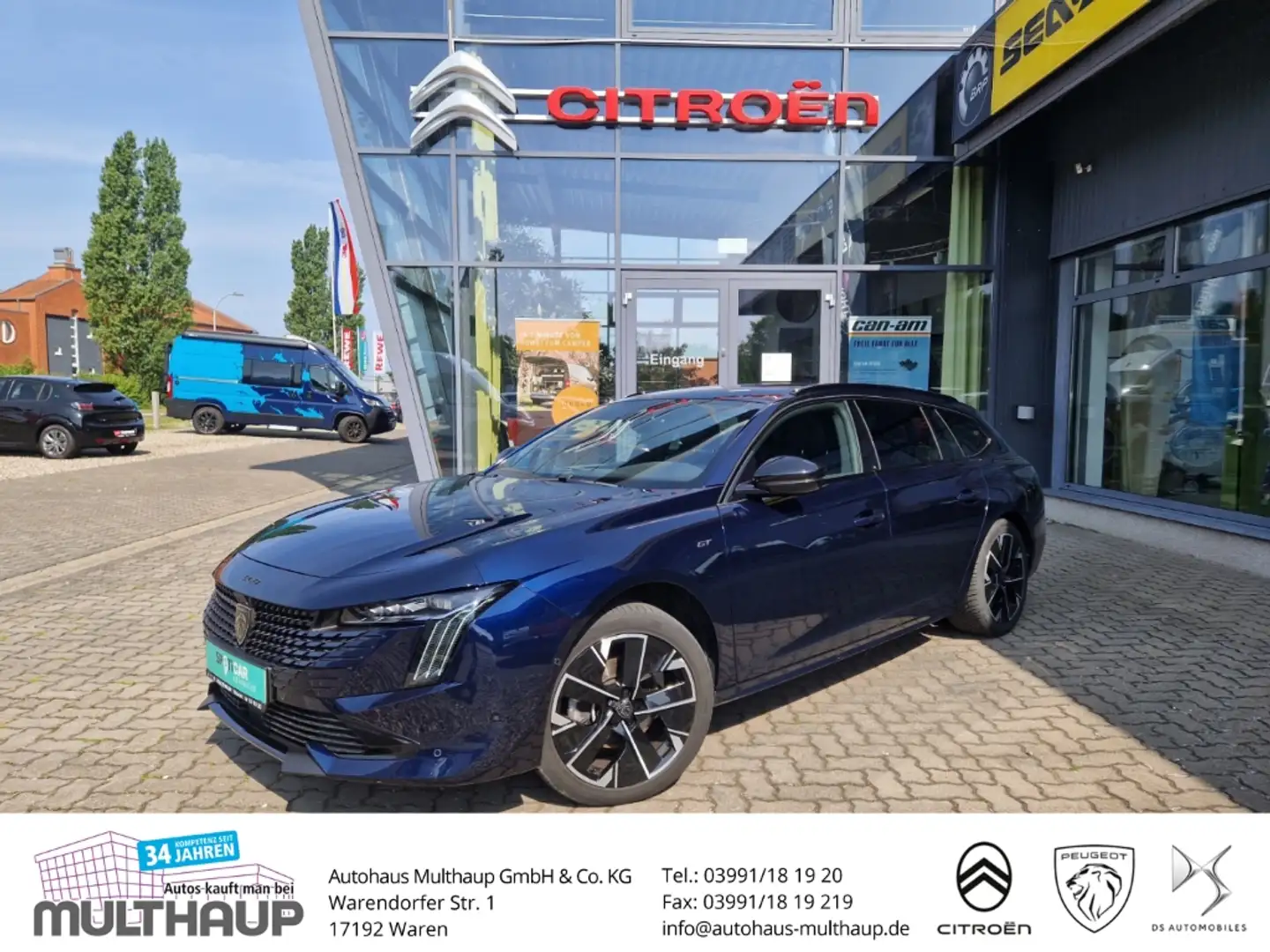 Peugeot 508 SW GT PureTech 130 LED ACC SHZ El. Heckklappe Blau - 1
