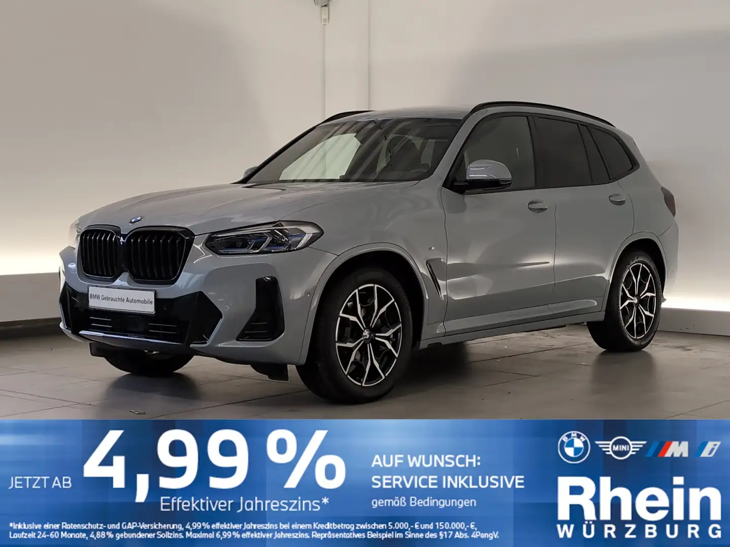BMW X3 xDrive20i M Sportpaket DAB/HiFi/Laser DAB/HiFi/Las Grau - 1