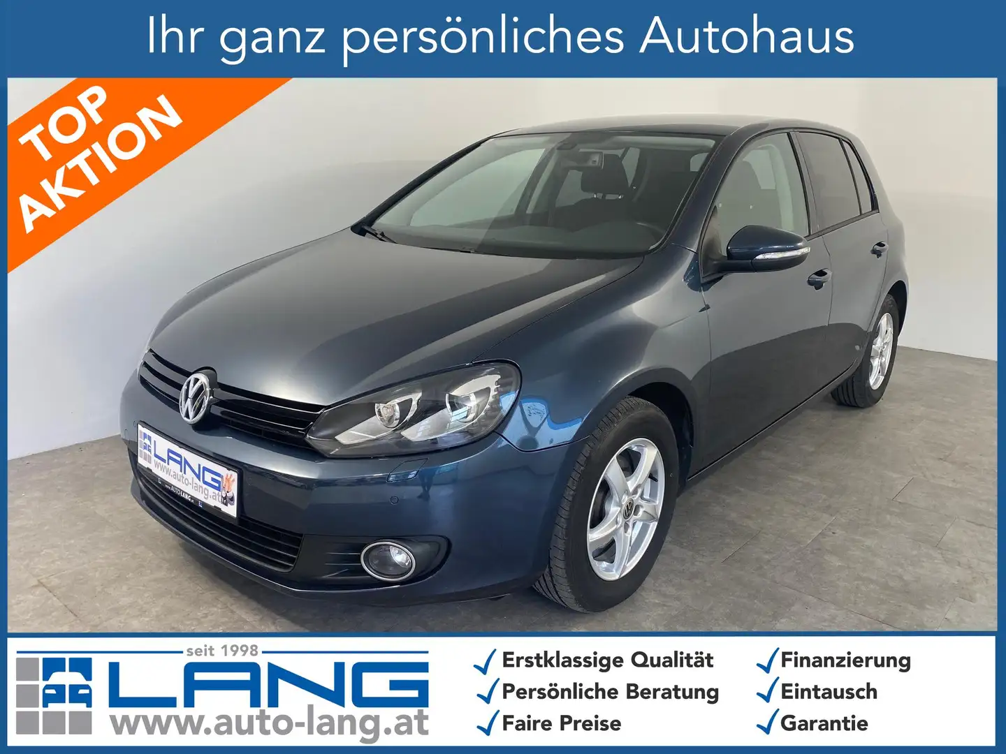 Volkswagen Golf VI 1.6 TDI Trendline XENON*PDC 66 kW (90 PS), ... Blau - 1