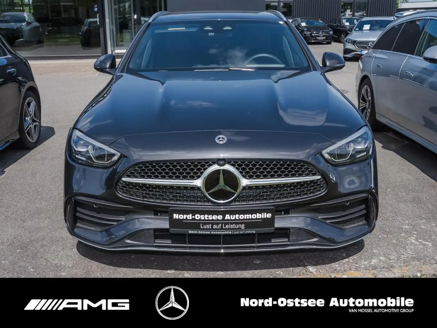 Mercedes-Benz C 220 d T AMG ADV. 360° KAMERA AHK LED 9G NAVI Grijs - 2