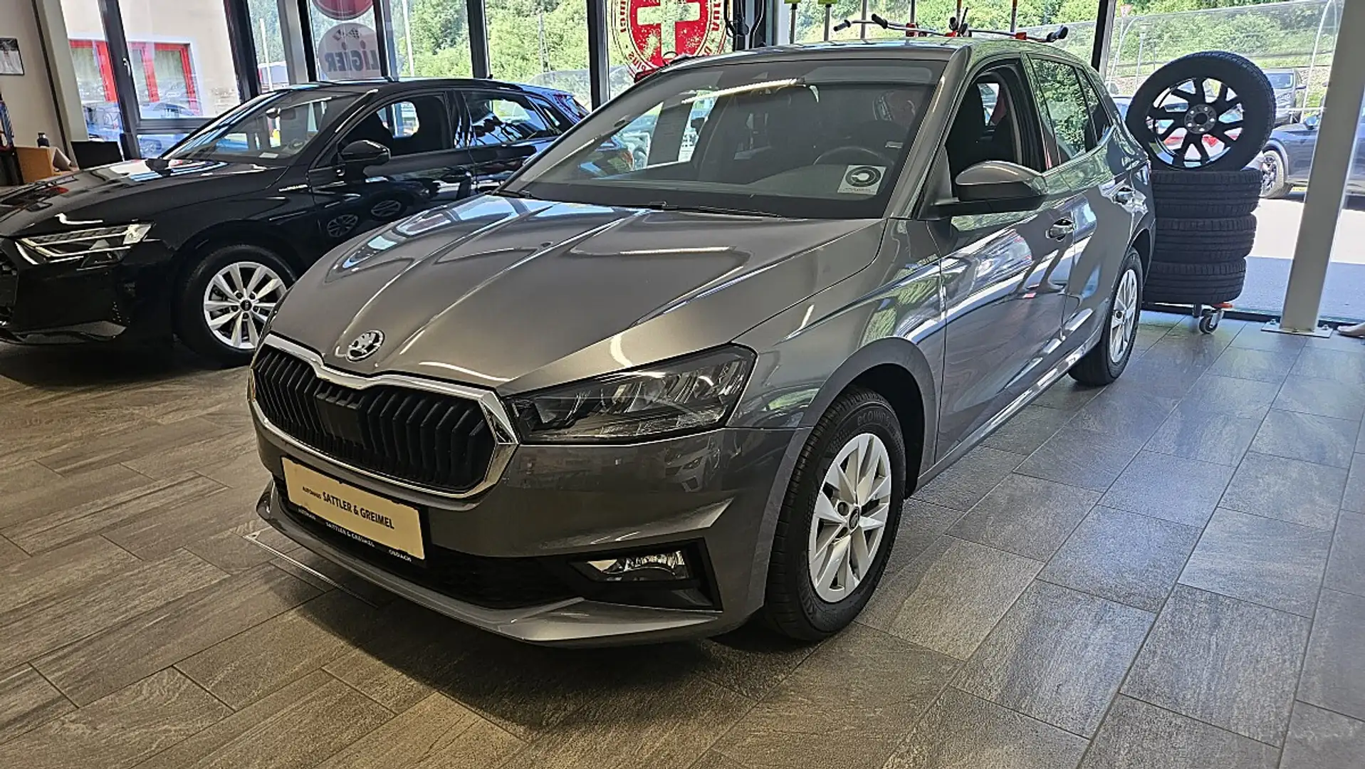 Skoda Fabia Selection 1,0 TSI DSG Grau - 1