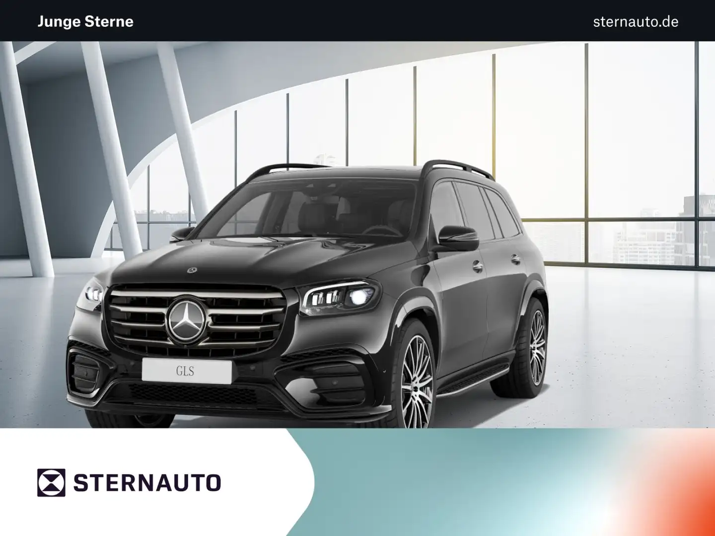 Mercedes-Benz GLS 450 GLS 450 4M AMG Pano AHK DISTRO HUD Burm 3,5t +++ Schwarz - 1
