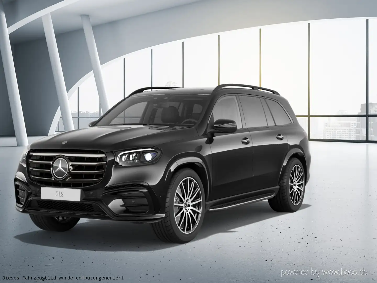 Mercedes-Benz GLS 450 GLS 450 4M AMG Pano AHK DISTRO HUD Burm 3,5t +++ Schwarz - 2