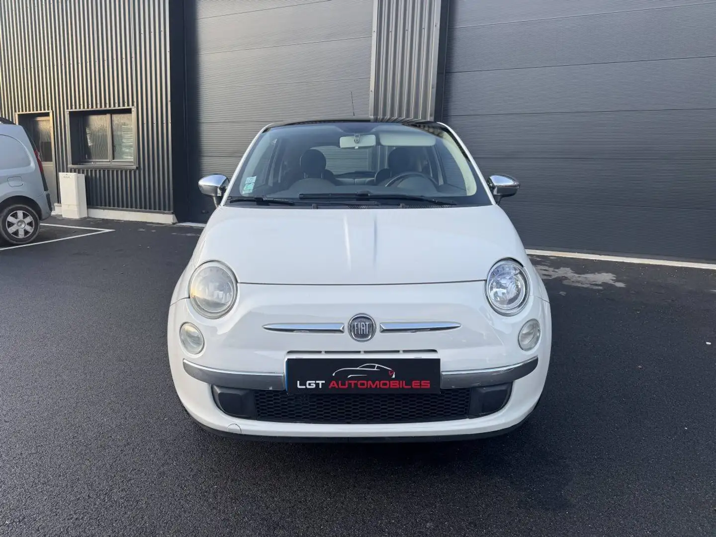 Fiat 500 1.2 8v 69ch S&S Lounge Blanc - 2
