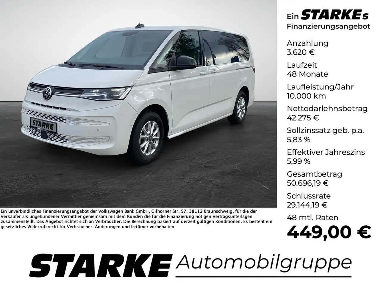 Volkswagen T7 Multivan 2.0 TDI DSG Life lang