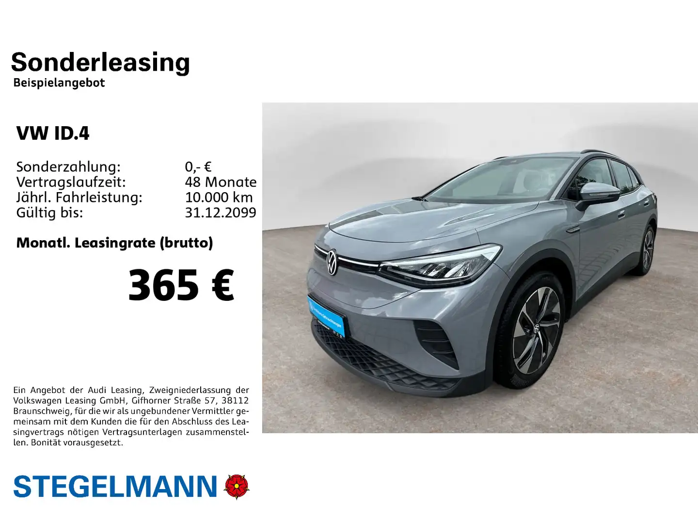 Volkswagen ID.4 Pure 109kW/52kWh *LED*AHK*Navi* Grau - 2