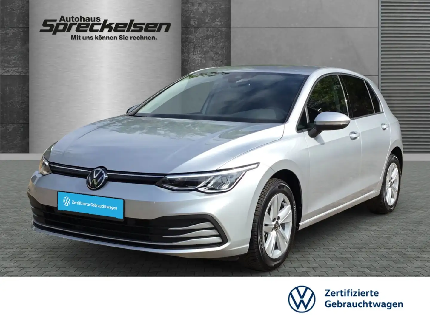 Volkswagen Golf VIII 1.0 eTSI++Aut.++LED++Rückfahrkamera++ Klima Argent - 1