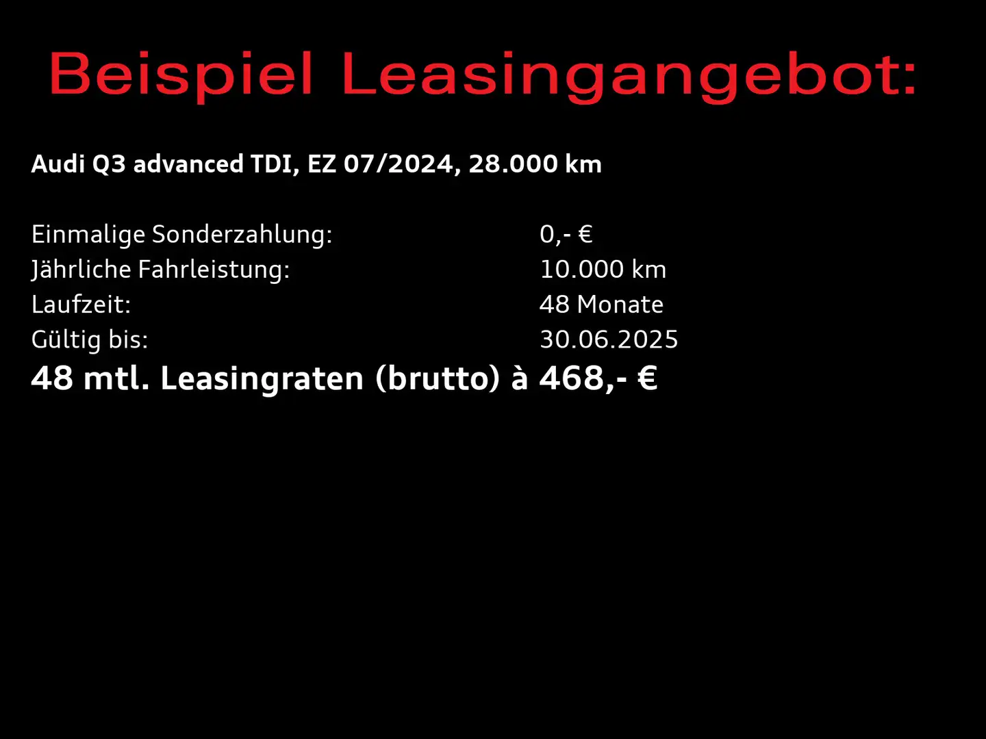 Audi Q3 advanced 35 TDI S tronic / MMI-Navi+, RFK Weiß - 2