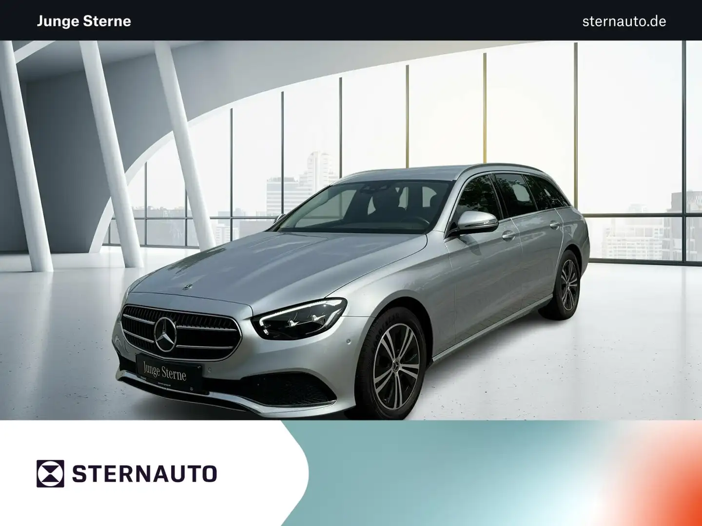 Mercedes-Benz E 220 E 220 T d Avantgarde Navi Autom.Klima LED Sitzhzg. Silber - 1