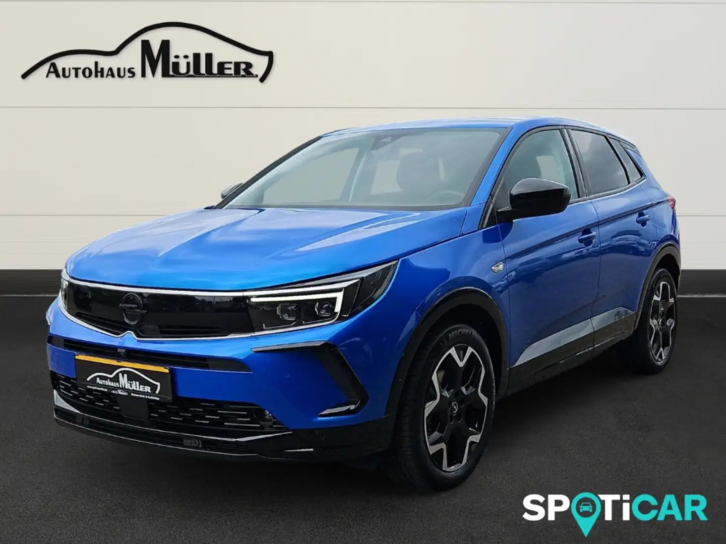 Opel Grandland GS Line 1.5 D Navi 360 Kamera LED-Matrix E.-Heckk. Blau - 1