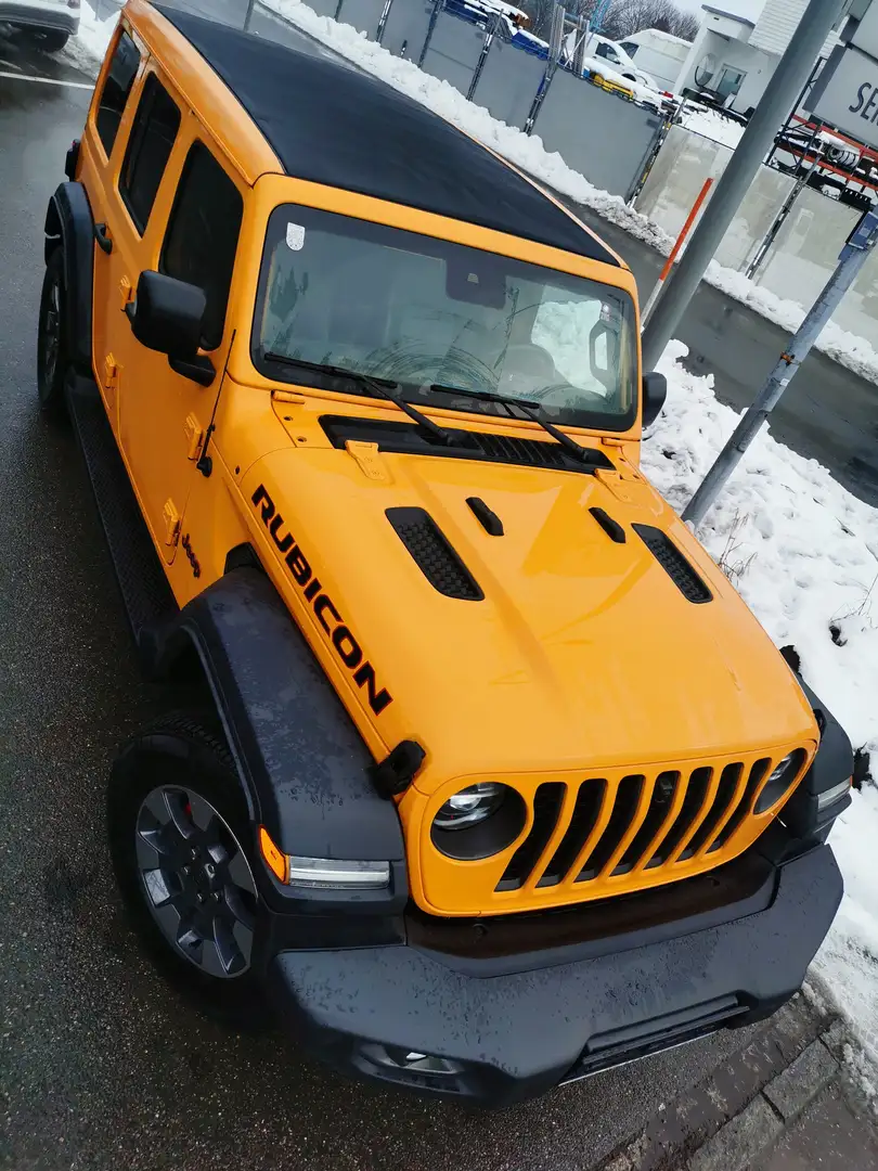 Jeep Wrangler Unlimited Rubicon 4x4 2,0 GME Aut. Arancione - 1