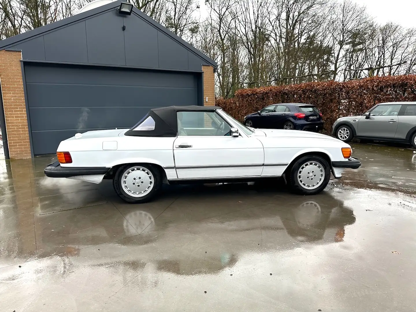 Mercedes-Benz SL 560 V8 in Topconditie Blanc - 2