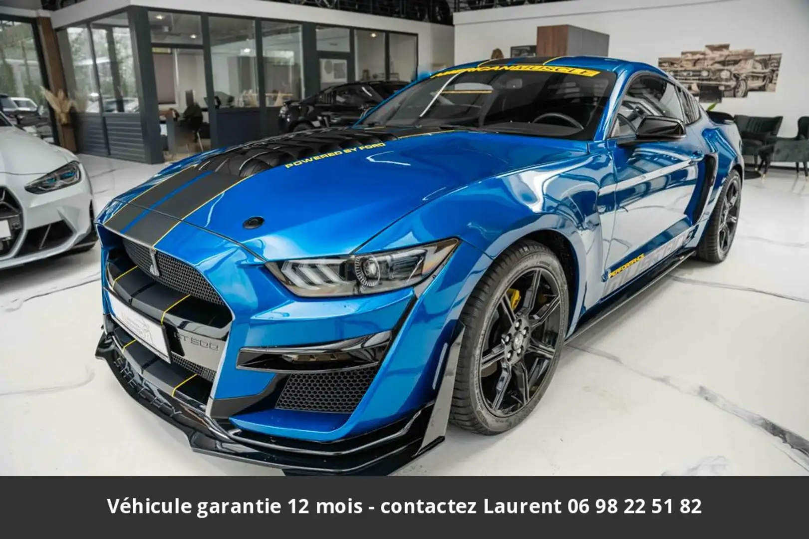 Ford Mustang Pack Shelby Tout compris hors homologation 4500e Bleu - 1