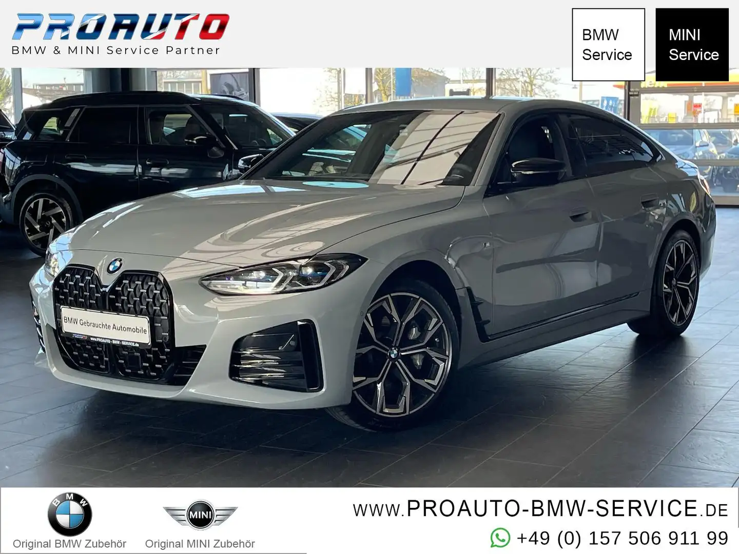 BMW 430 i Gran Coupe M Sport Laser/HUD/LiveCoPro/19" Szürke - 1