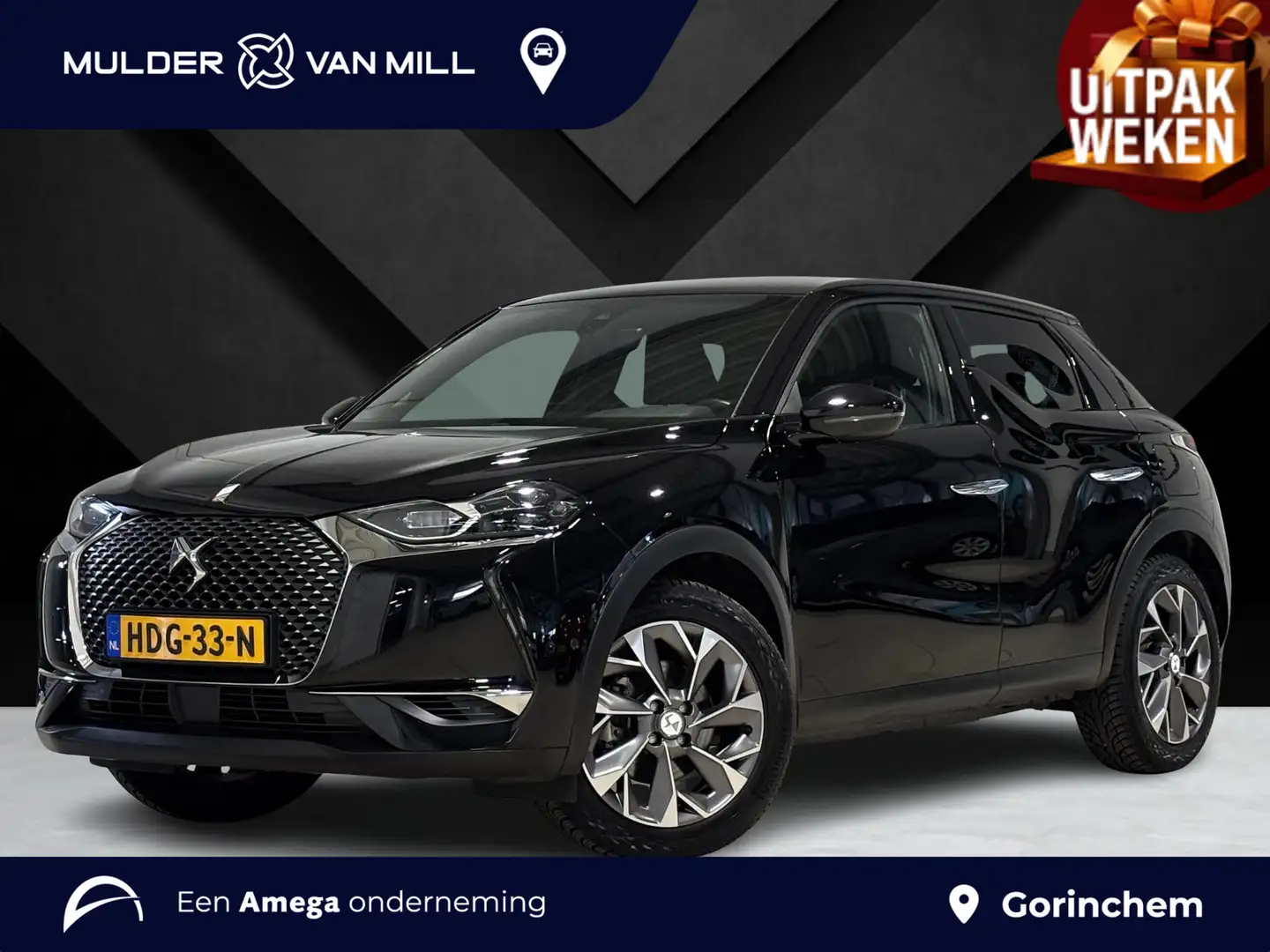 DS Automobiles DS 3 Crossback Grand Chic Opéra EV 50kWh 136pk | DS MATRIX LED | Zwart - 1