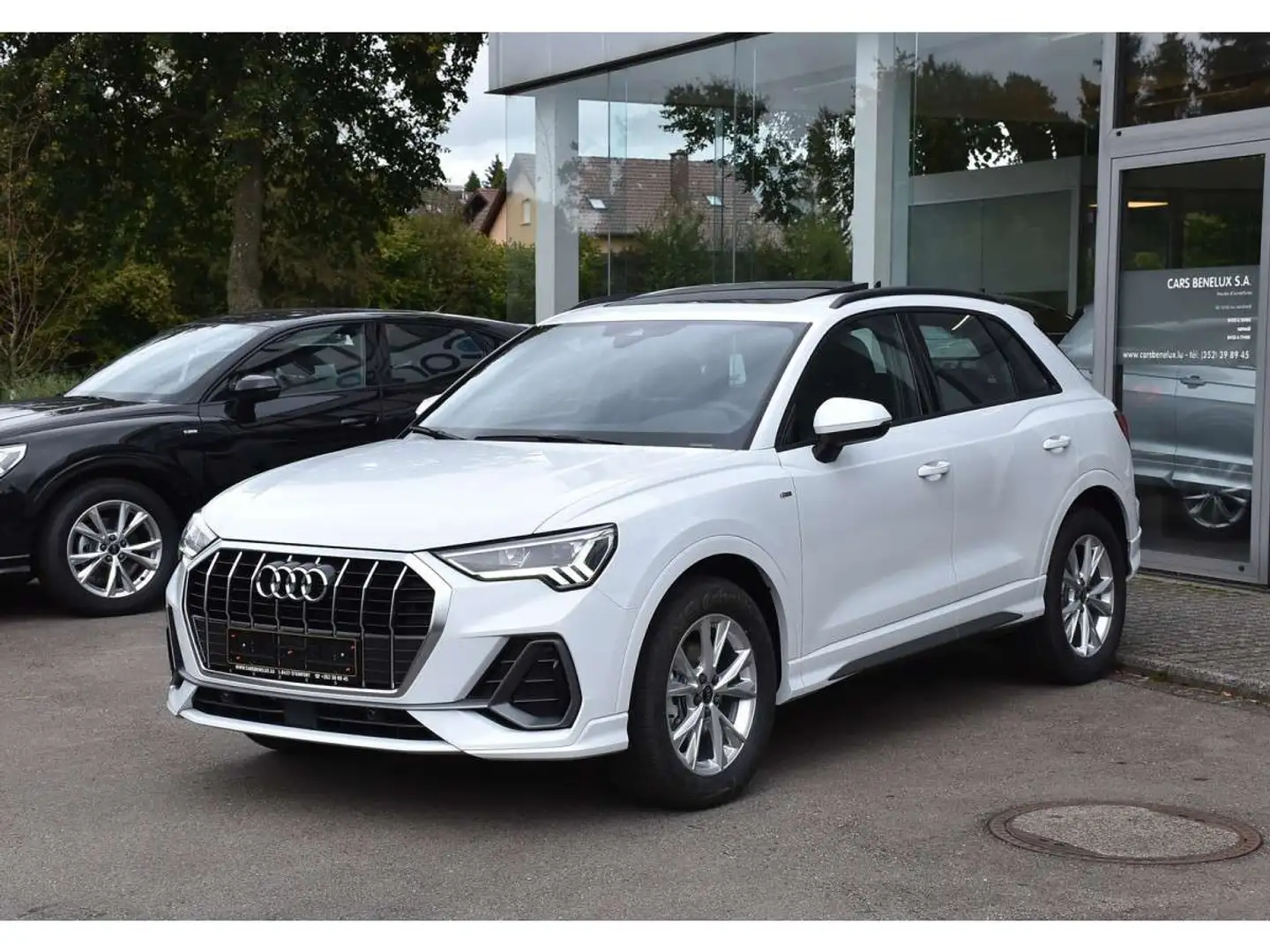 Audi Q3 35 TDI S-Line S-Tronic TO PANO ACC GPS SIDE NEUF Blanc - 2