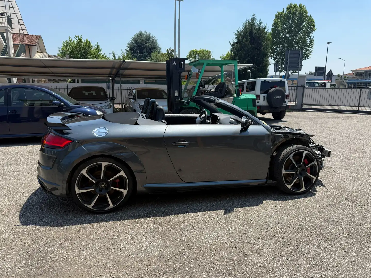 Audi TT RS 400 CV Roadster quattro S tronic ! INCIDENTATA Grigio - 2