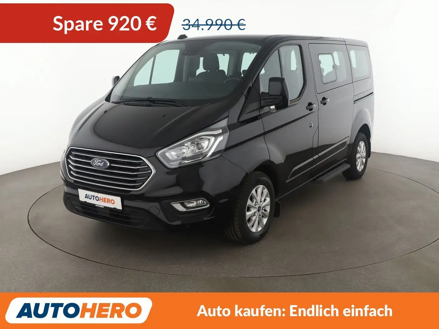 Ford Tourneo Custom 2.0 TDCi 320 L1 Titanium *ACC*PDC*SHZ* Schwarz - 1