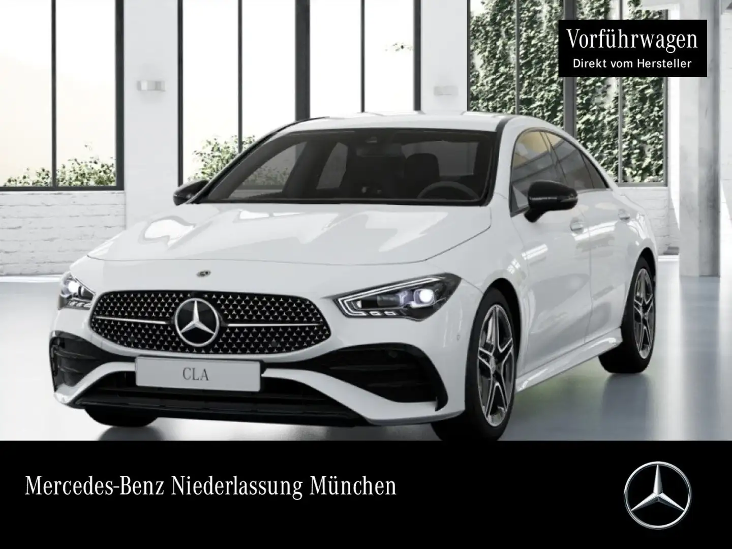 Mercedes-Benz CLA 200 AMG+NIGHT+MULTIBEAM+KAMERA+TOTW+KEYLESS+7G Weiß - 1
