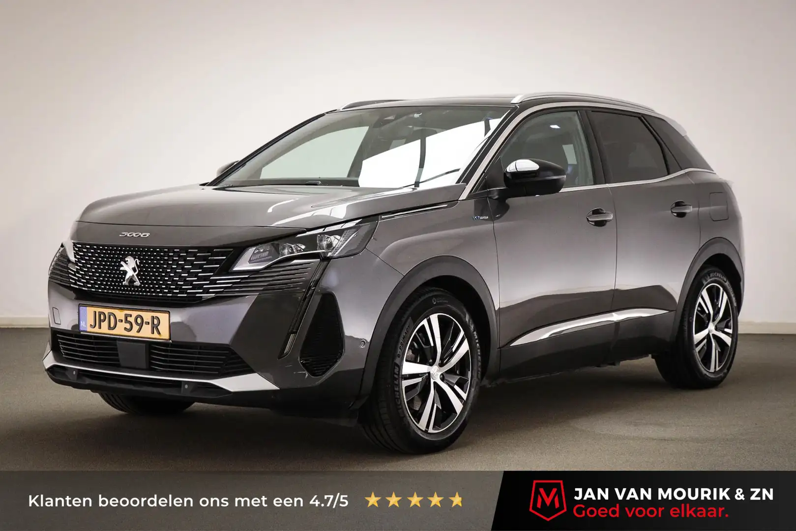 Peugeot 3008 1.6 HYbrid 225 GT | PANORAMADAK | SFEERVERLICHTING Grau - 1