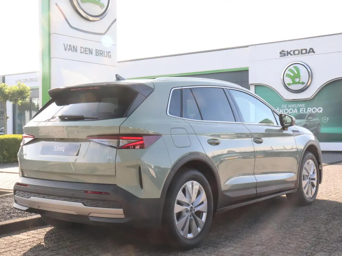 Skoda Elroq Business Edition Tour Elektromotor 210 kW / 286 PK Groen - 2