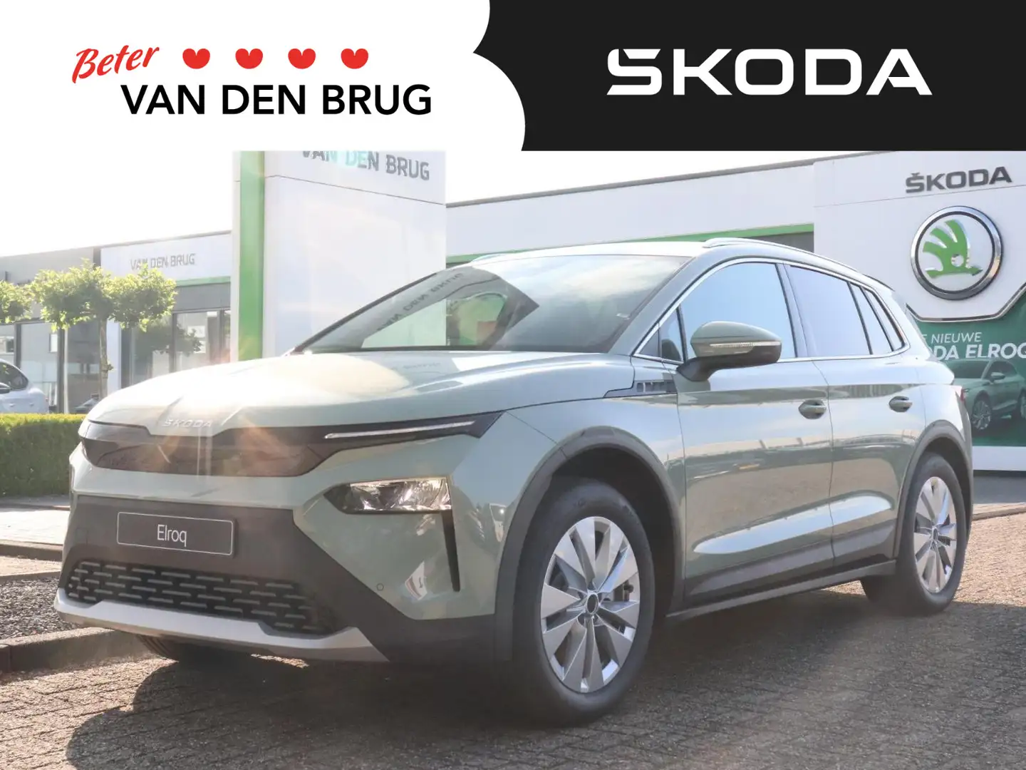 Skoda Elroq Business Edition Tour Elektromotor 210 kW / 286 PK Groen - 1