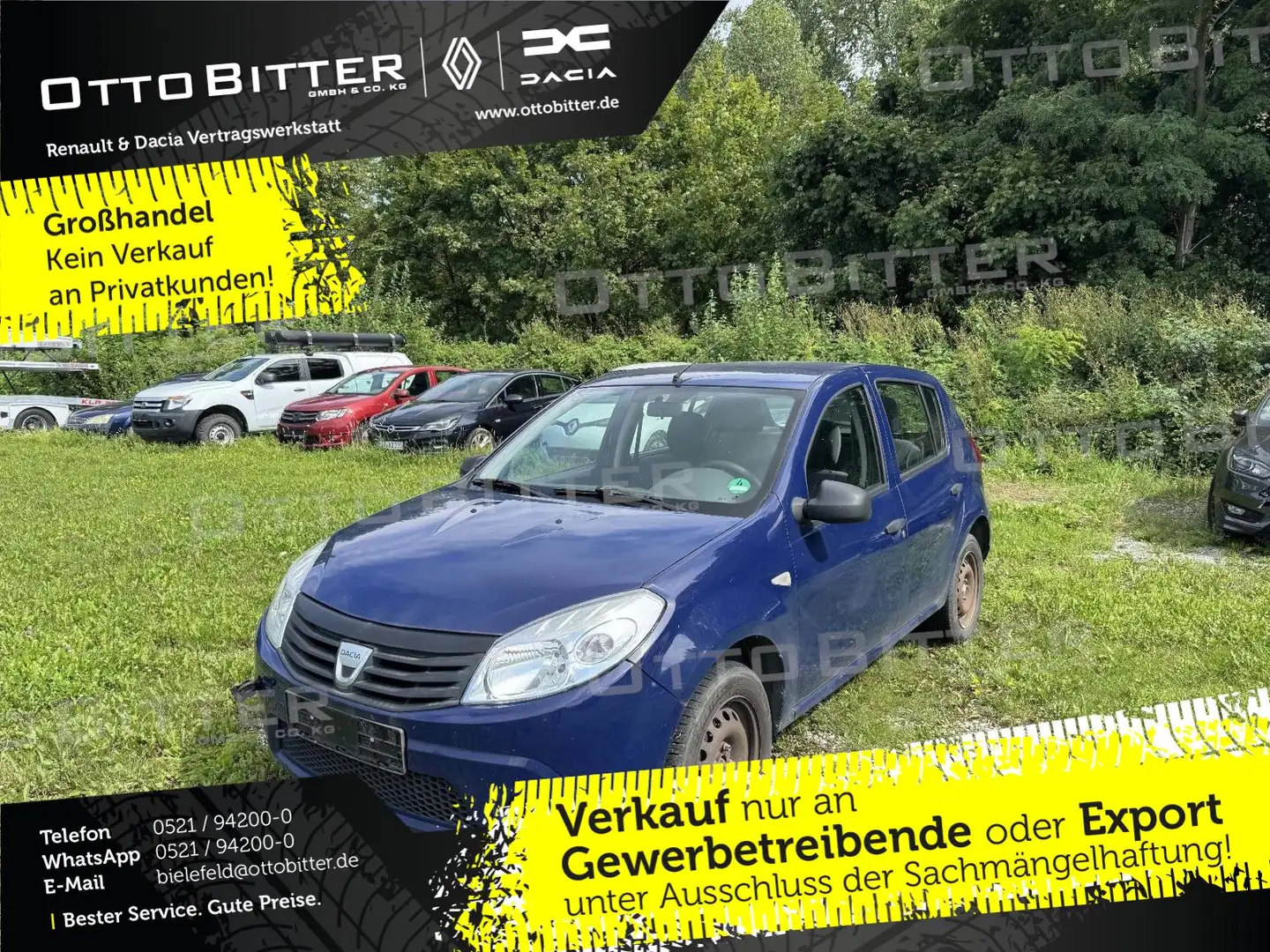 Dacia Sandero 1.4 +ZAHNRIEMEN GERISSEN+ Blauw - 1