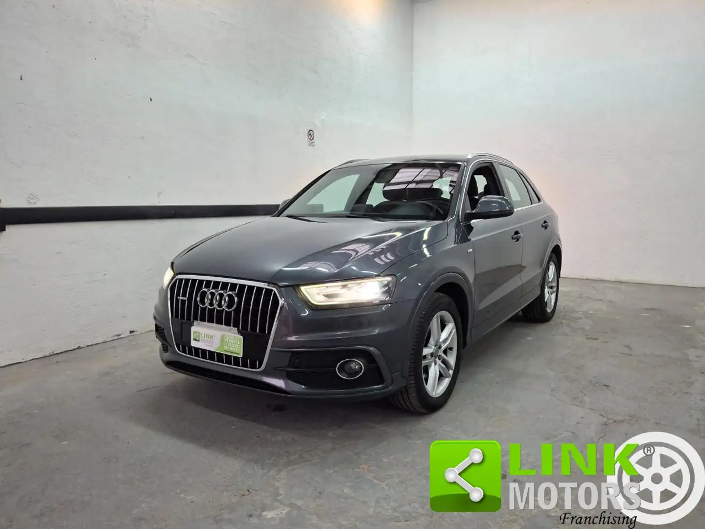Audi Q3 2.0 TDI quattro S tronic S Line GARANZIA INCLUSA Gris - 1