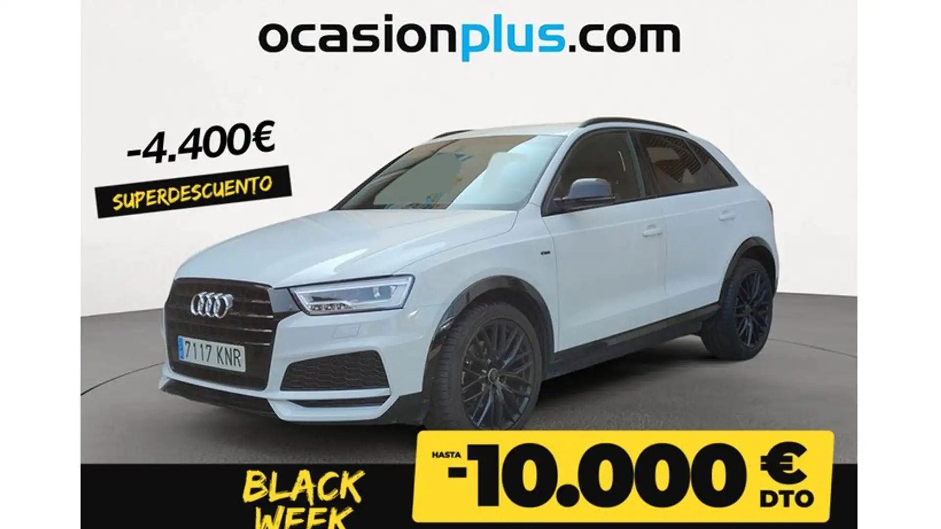 Audi Q3 2.0TDI Black line competition S tronic 110kW Wit - 1