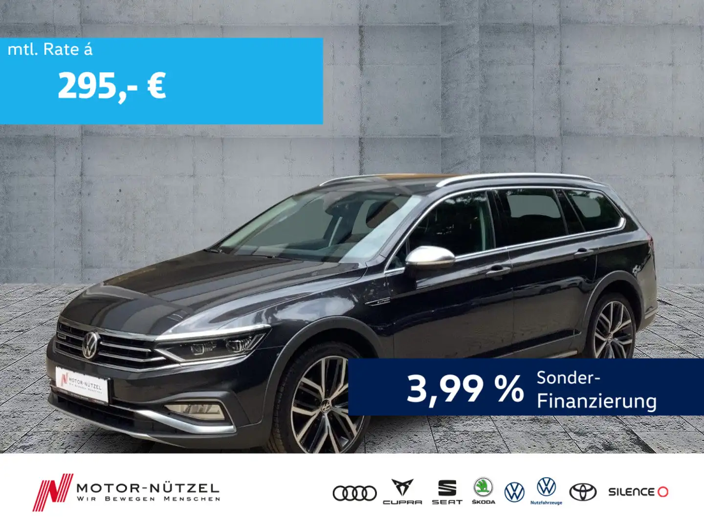Volkswagen Passat Alltrack 2.0 TDI DSG 4M IQ.MATRIX+NAV+AHK Szary - 1