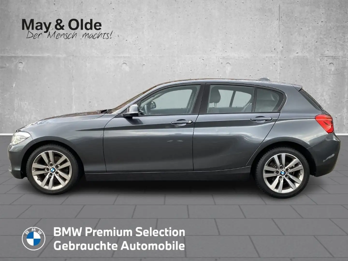 BMW 118 i Navi LED PDC Fahrerprofil Ambiente 2-Zonen Klima Grau - 2