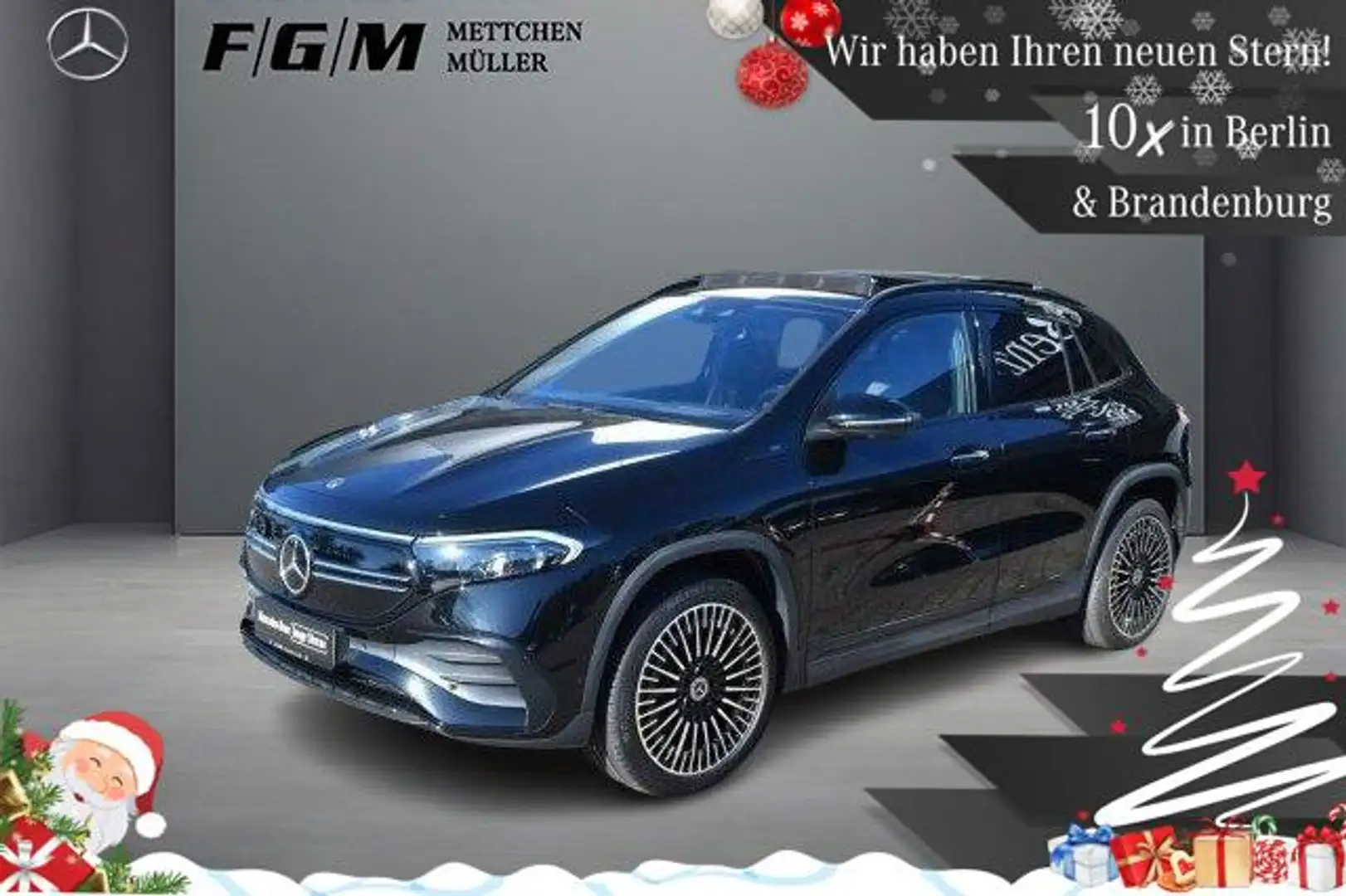 Mercedes-Benz EQA 350 4Matic AMG Line HeadUp|KeyGo|S-Dach|TWA Noir - 1