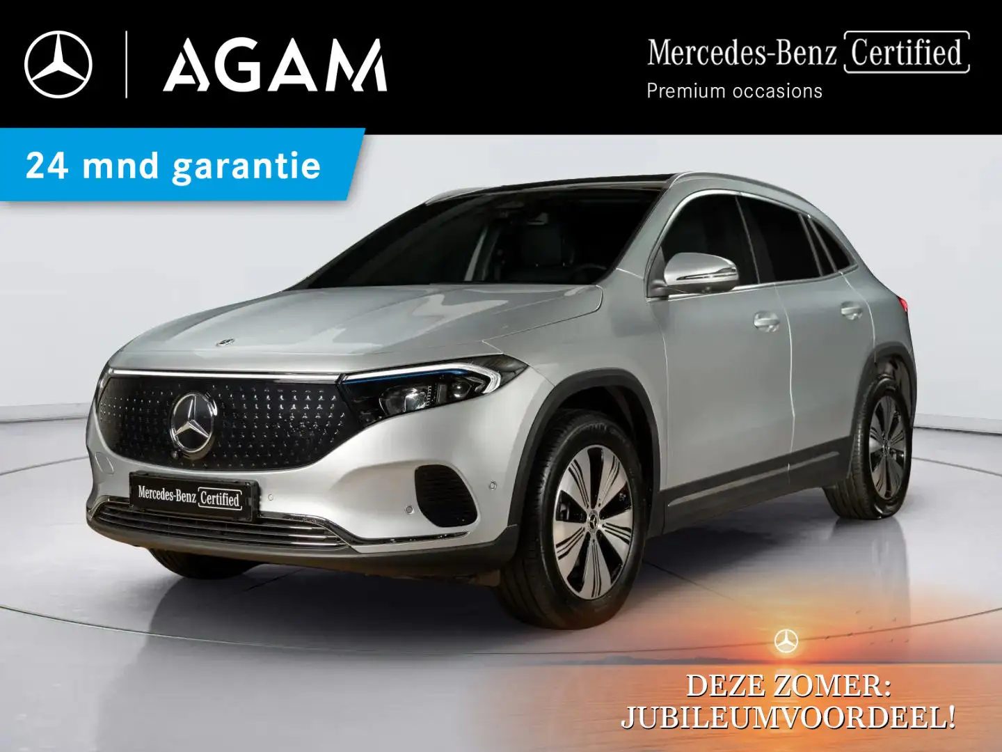 Mercedes-Benz EQA 350 4MATIC Luxury Line 67 kWh Panorama dak Grau - 1