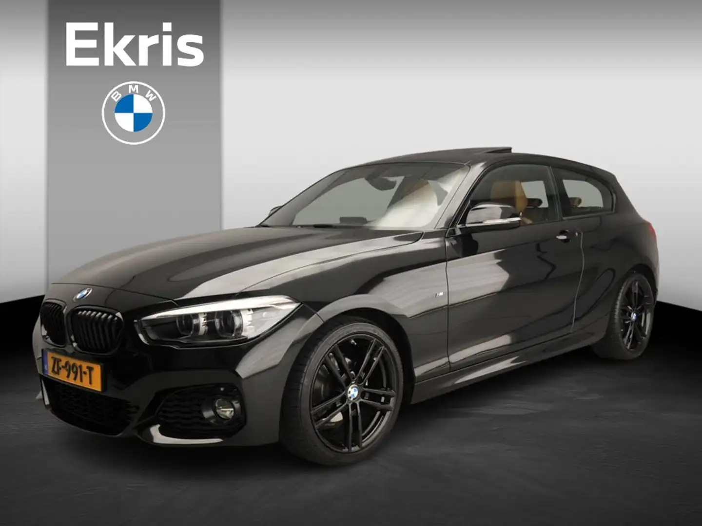 BMW 118 1 Serie 3-deurs 118i Edition M Sport Shadow High E Zwart - 1