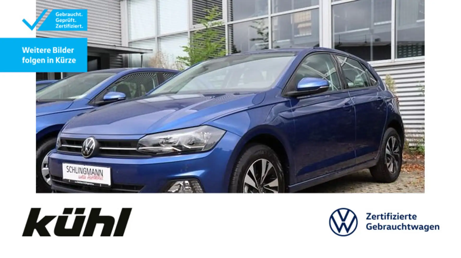 Volkswagen Polo VI 6 1.0 TSI DSG Edition One App-Connect Te Blau - 1