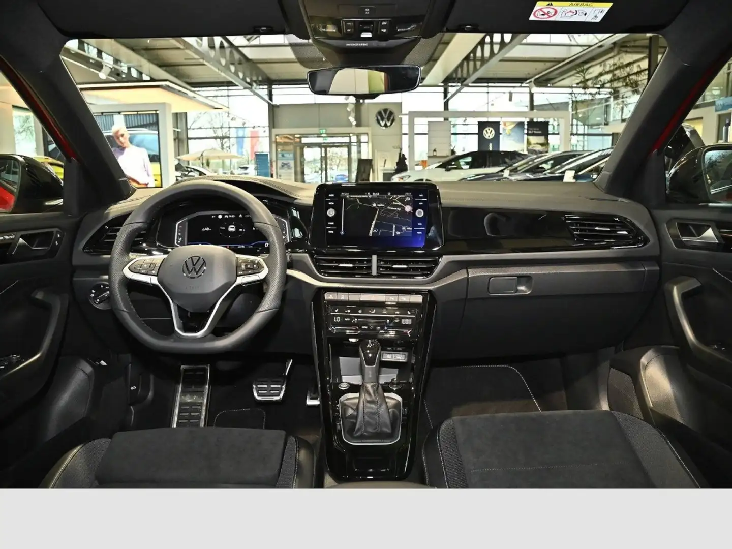 Volkswagen T-Roc 1.5 TSI DSG OPF R-Line Black Style AHK Navi IQ.DRI Rojo - 2