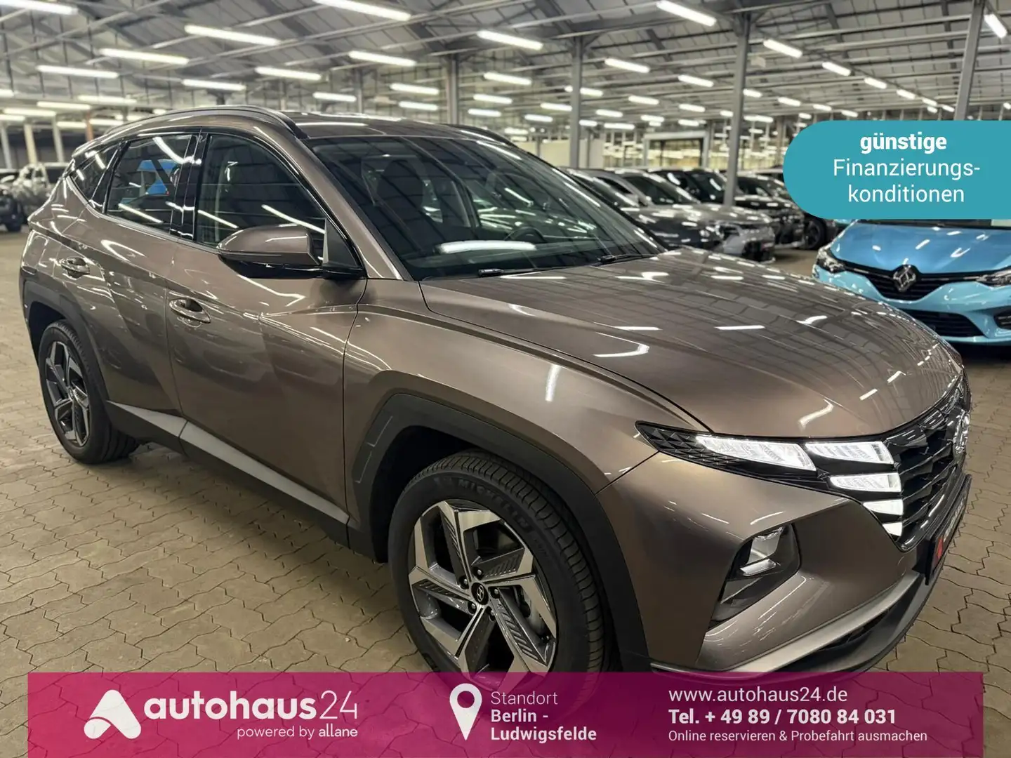 Hyundai TUCSON 1.6 T-GDI  Basis Plug-In Hybrid 4WD Braun - 1