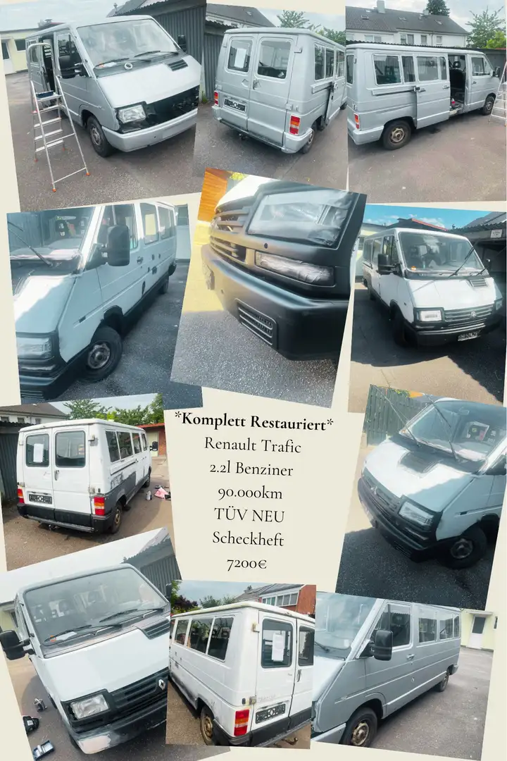 Renault Trafic TÜV Neu, 90.000km, Scheckheft gepflegt, blattfede - 1